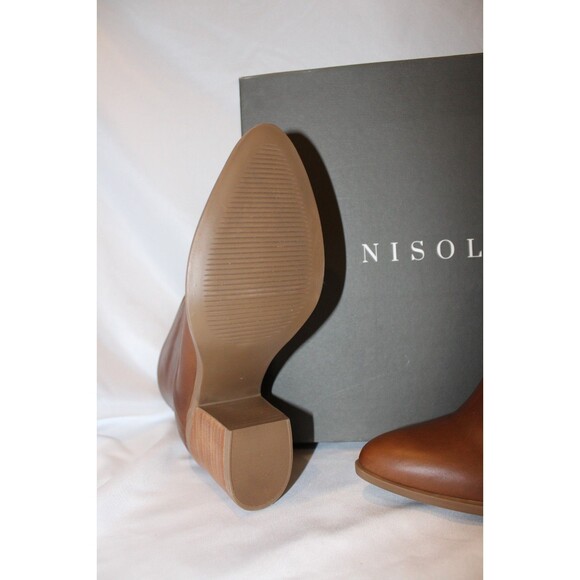 Nisolo Women's Dari Leather Commuter Boots BROWN Size‎ 9.5 NIB $250 RARE COLOR - Picture 6 of 6